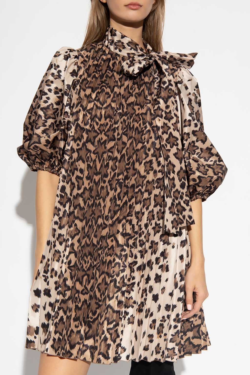 Red valentino hot sale leopard dress